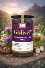 Goliver PLUS - ostropestřecová pasta na játra a zažívání - 500 g